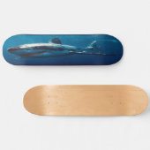 Skateboard Blue Shark Predator. (Horz)