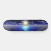Skateboard Blue Sunrise - Rétro (Horz)