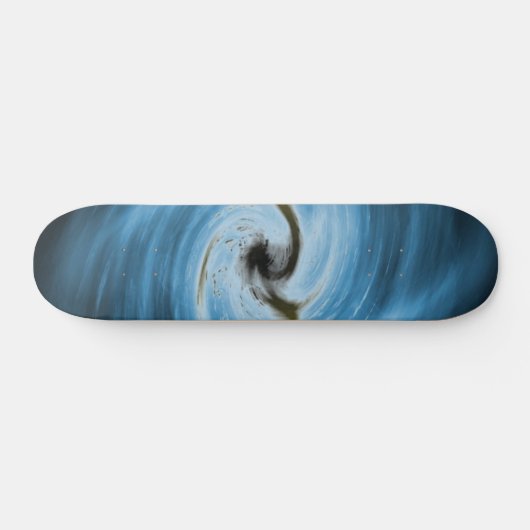 Skateboard Blue Swirl (Horz)