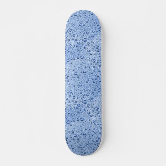 Skateboard Blue water droplets (Devant)
