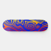 Skateboard Blue Waves (Horz)