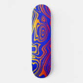 Skateboard Blue Waves (Recto)