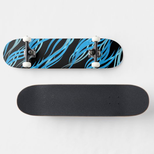 Skateboard-Blue Waves Skateboard (Horizontaal)