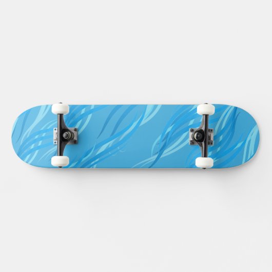 Skateboard Blue Waves Skateboard (Horz)