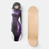 Skateboard Bodysuit Violet pour fille Anime (Recto)