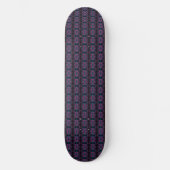 Skateboard Bohème Chintz 79 Dark Magenta Turquoise (Recto)