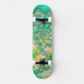 Skateboard Bohème Vibrant Trippy Fractal Abstrait Spiral (Recto)