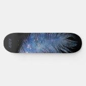 Skateboard *~* Boho Cosmologique de minuit Sky Pastel Feather (Horz)