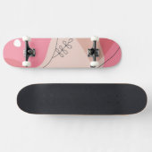 Skateboard Boho Formes Simples (Horz)