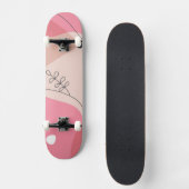 Skateboard Boho Formes Simples (Recto)