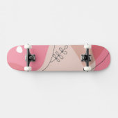 Skateboard Boho Formes Simples (Horz)