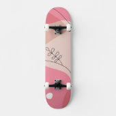 Skateboard Boho Formes Simples (Recto)