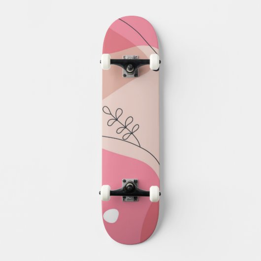 Skateboard Boho Formes Simples (Recto)