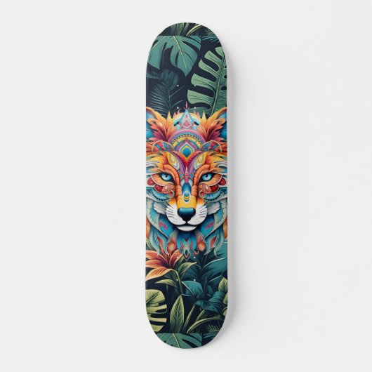 Skateboard Boho Jungle Fox Skate (Devant)