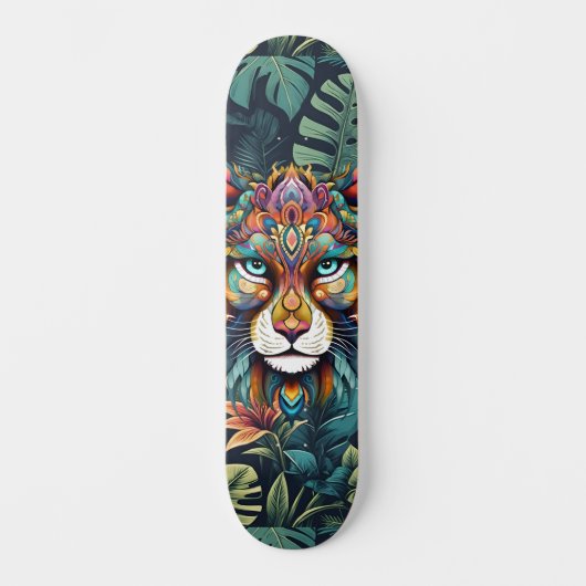 Skateboard Boho Jungle Lion Skate (Recto)