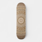 Skateboard Boho Mandala géométrique (Devant)