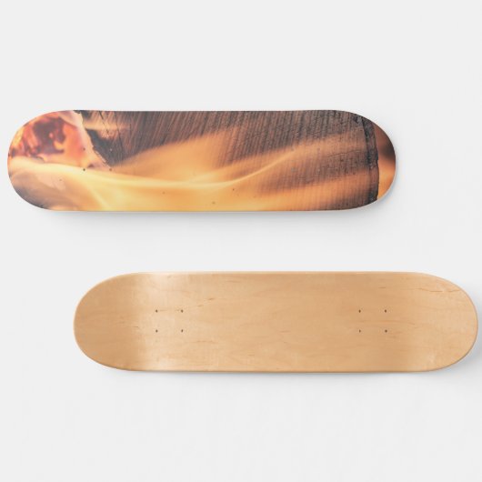 Skateboard Bois au feu (Horz)