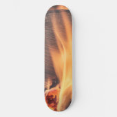 Skateboard Bois au feu (Recto)