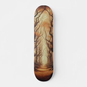Skateboard Bois d'automne gothique