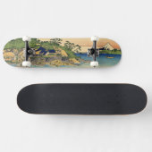 Skateboard Bois de graveur japonais : Enoshima dans la (Horz)