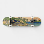 Skateboard Bois de graveur japonais : Enoshima dans la (Horz)