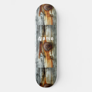 Skateboard Bois flotté rouillé gris Thunder_Cove