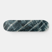 Skateboard Bois peint en bleu (Horz)