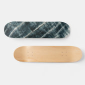 Skateboard Bois peint en bleu (Horz)