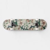 Skateboard Bois Pixel Earth Terre  (Horz)