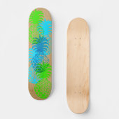 Skateboard Bois tropical hawaïen de Faux d'ananas de Momona (Recto)