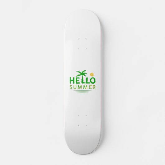 Skateboard Bonjour été (Recto)