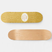 Skateboard Bonjour Sunshine Golden Yellow Floral (Horz)