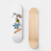 SKATEBOARD BONNES KICK FLP (Recto)