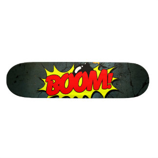 Skateboard Boom - signe/planche à roulettes comiques