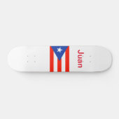 Skateboard Boricua Bandera Drapeau Portoricain 4Juan (Horz)