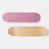Skateboard Botanique rose et verte (Horz)