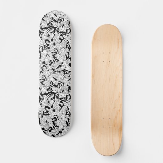 Skateboard Bouche d'enfer (Recto)
