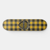 Skateboard Bouclier écossais de tartan de MacLeod de clan (Horz)