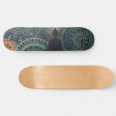 Skateboard Bouddha Dot Art Mandala (Horz)