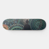 Skateboard Bouddha Dot Art Mandala (Horz)