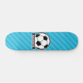 Skateboard Boule de soccer; Bleus ciel (Horz)
