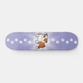 Skateboard Bouledogue de bande dessinée (Horz)