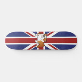 Skateboard Bouledogue de l'anglais de bande dessinée d'Union (Horz)