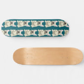 Skateboard Bouledogue Français Crème (Horz)