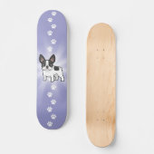 Skateboard Bouledogue français de bande dessinée (Recto)