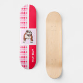Skateboard Bouledogue mignon (Recto)