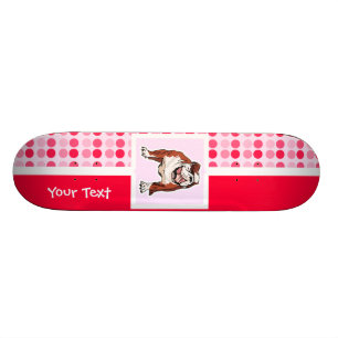 Skateboard Bouledogue mignon