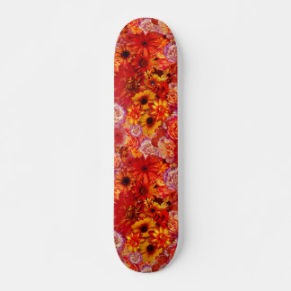 Skateboard Bouquet Rojo brillant Floral Rich Rouge Hot Daisée