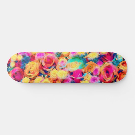 Skateboard Bouquet rose (Horz)
