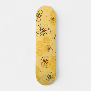 Skateboard Bourdonnement d'abeilles Abeilles à miel Mignon